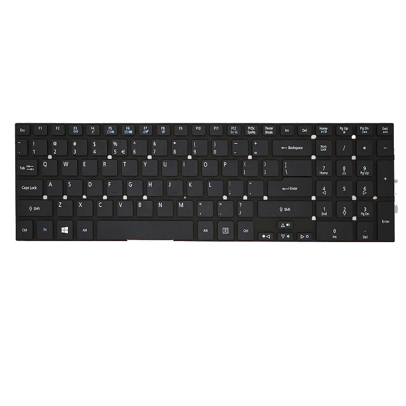

Клавиатура для ноутбука Gateway V121702AS1 V121702AS2 PK130HQ3A00 p5ws0 NV55 NV55S NV57H NV77H NV77H05u NV57H13u NK.I1713.066 US