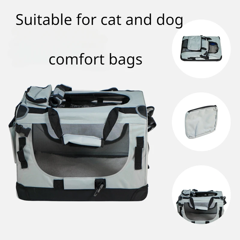 Durable Oxford Dog Travel Bag with Thick Padding, Pet Carrying Bag, Best-selling