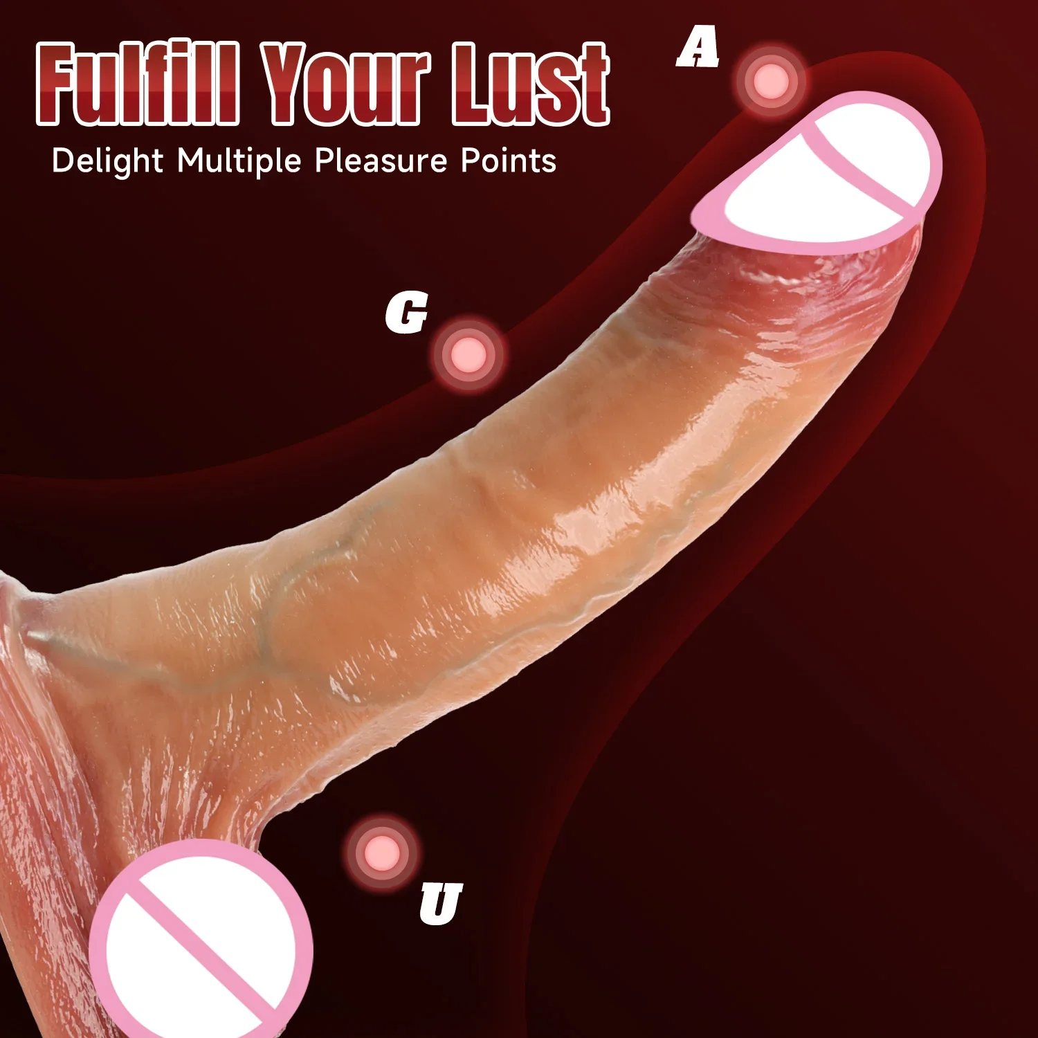 Realistic Dildo Skin Sliding Penis Adult Sex Toys Anal Plug for Women Masturbation Penetration Anal Huge Dildos Shape-able Dick - view 4