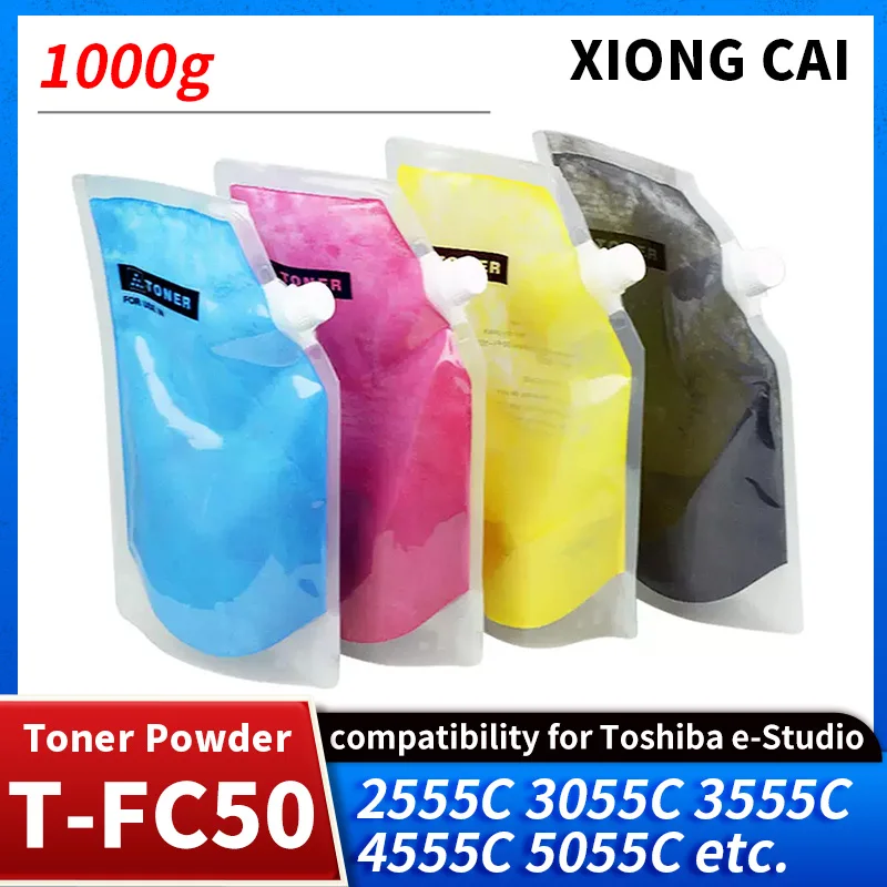 1kg/1Bag For Toshiba T-FC50 e-Studio 2555C 3055C 3555C 4555C 5055C Toner Powder  Compatible Toner