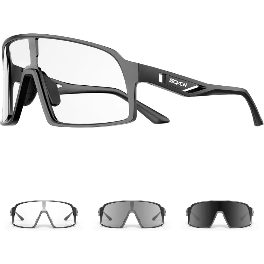 

Фотохромные велосипедные очки для мужчин и женщин, солнцезащитные очки для горного велосипеда, MTB, дорожные велосипедные прозрачные спортивные очки S325