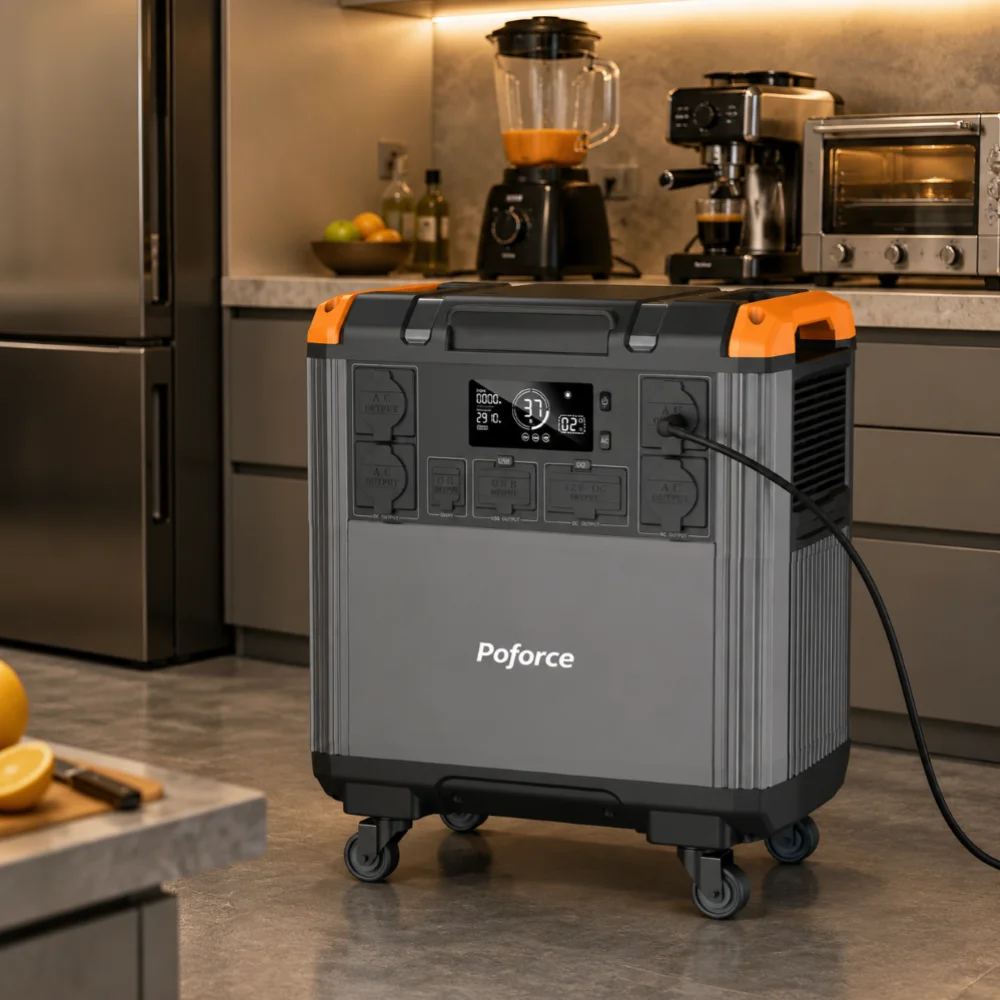 Wholesale 3000W Portable Power Station 5376Wh LiFePO4 Solar Generator UK 230V 1200W MPPT UKCA GPSR Caravan Power Cut