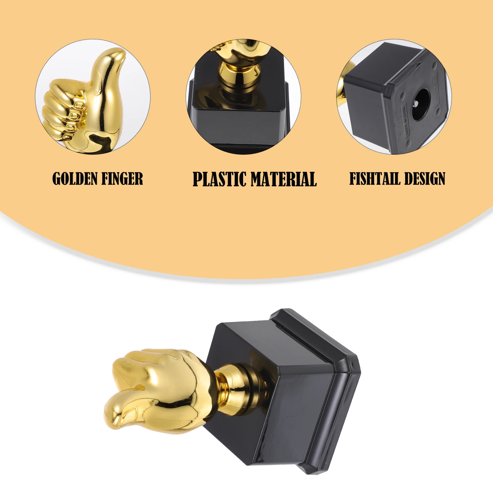 

Encouragement Thumb Plastic Model Basketball Game Child Trophy Party Favor Gifts Children Trophy Souvenir
