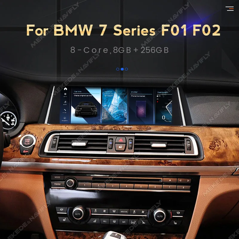 2024 NEW Snapdragon 680 Android 13 Wireless Carplay Car Radio GPS All-in-one Machine For BMW 7 Series F01 F02 2009-2015 NBT CIC