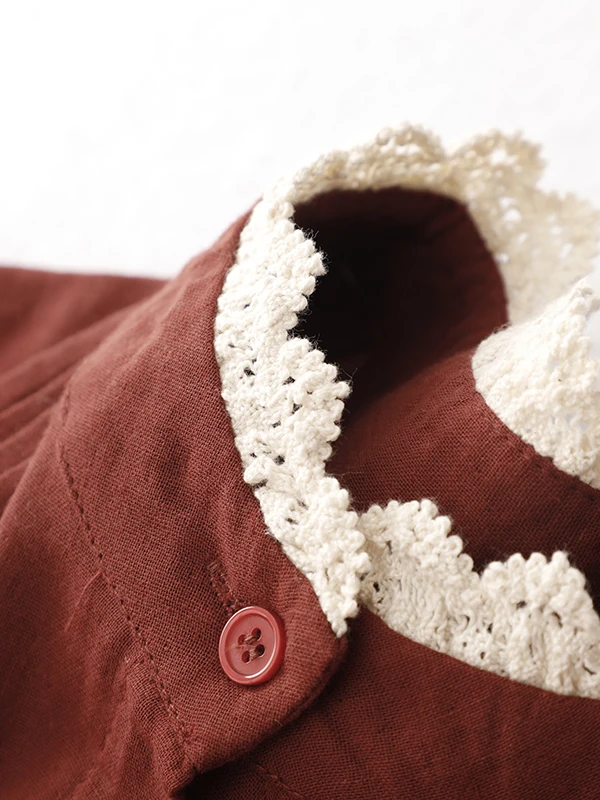 Confortável renda de algodão longo sve dr casual sle outono inverno feminino plus size dr versátil camada base dr