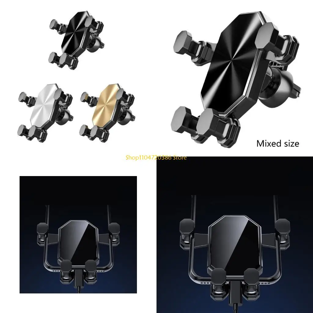 

K0EA Универсальный автомобильный стабильный держатель для телефона Гравитационный кронштейн Металлическая подставка для телефона
