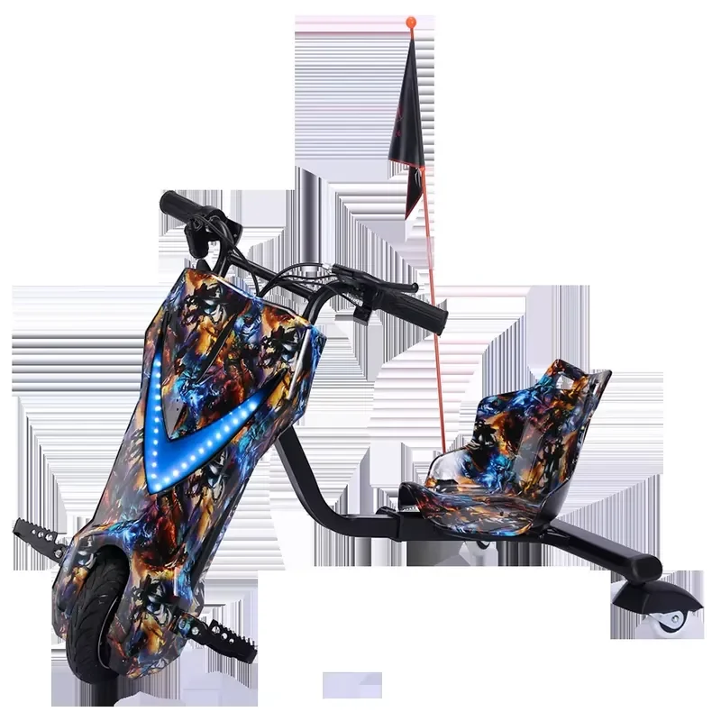 Gifts for Kids 360 Electric Drift Trike Lithium Battery Drifting Rider Electric Drift Scooter 3 Wheel for Promotion
