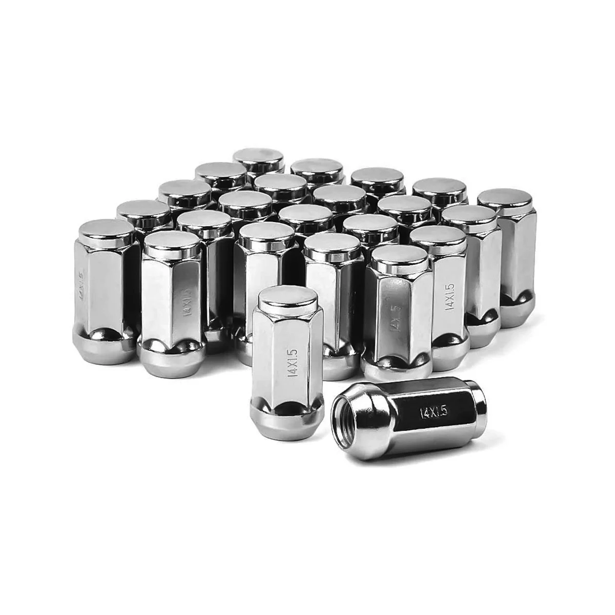 24Pcs Car Lug Nuts M14X1.5 Thread Cone Car Wheel Nuts for