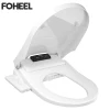 FOHEEL-Couvercle de toilette intelligent en forme de D, siège à ouverture automatique 3