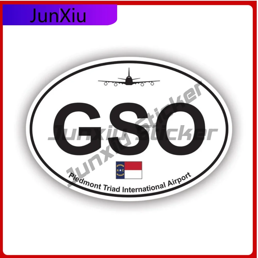 

Piedmont Triad International Sun Resistant Fade Resistant Cartoon For Truck Bumper Laptop Easy Apply Removable Decor Sport