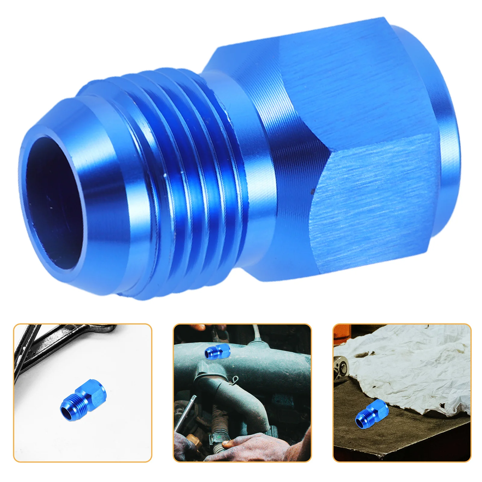 

Heavy Duty Fuel Line Adapter An8 Female to An10 Male Oil Cooler Fitting Aluminum Alloy Quick Connect Fuel Hose Fitting