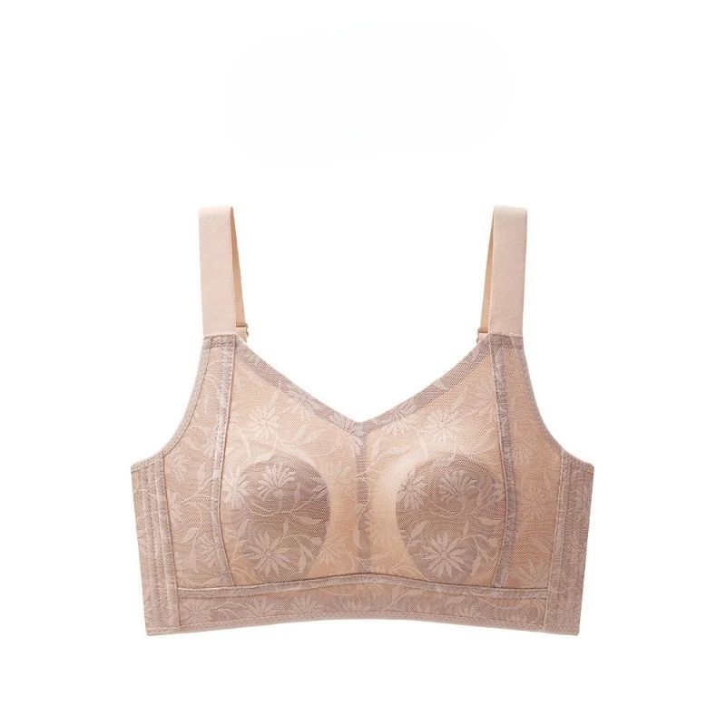 Reggiseno Allattamento Anti-Caduta Senza Ferretto Minimizzatore Seno Grande Snellente Supporto Laterale Comfort M-4XL Leggero