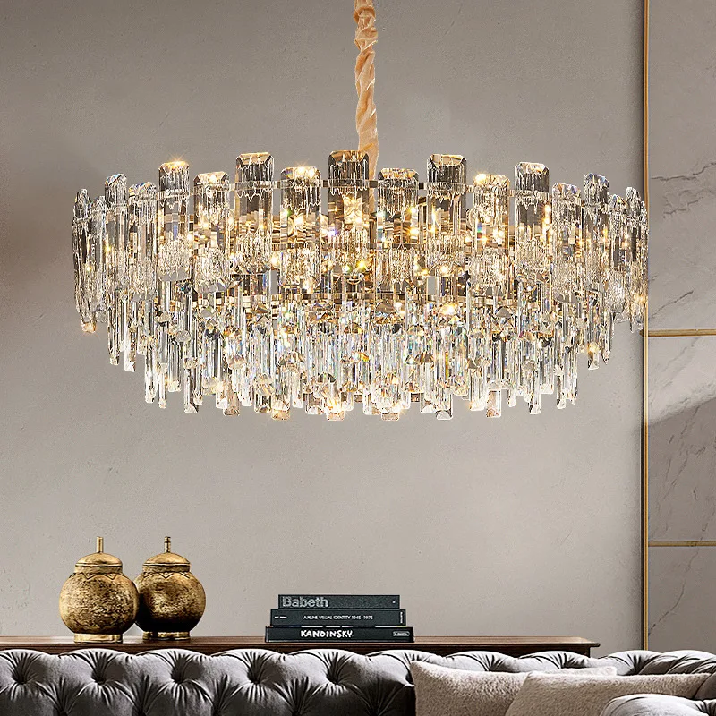 Luxury Villa Loft Duplex Art decor Modern Led Crystal Ceiling Chandelier Dining LivingRoom Bedroom