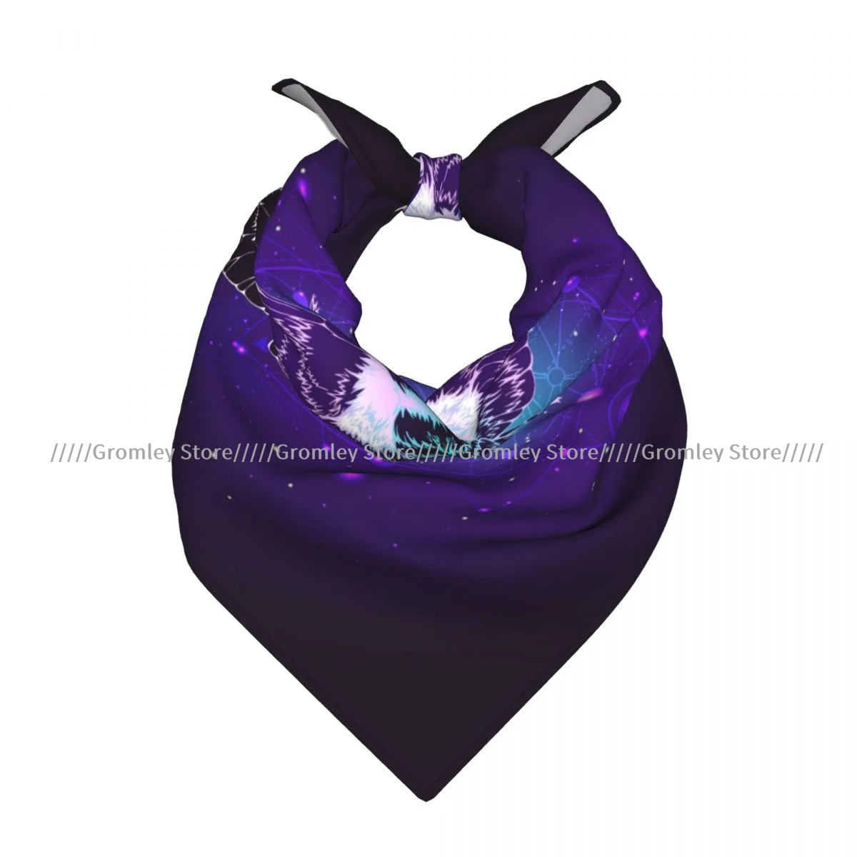 

Butterfly Dead Head And Sacred Geometric Symbol Square Bandana Outdoor Sports Headwear Scarf