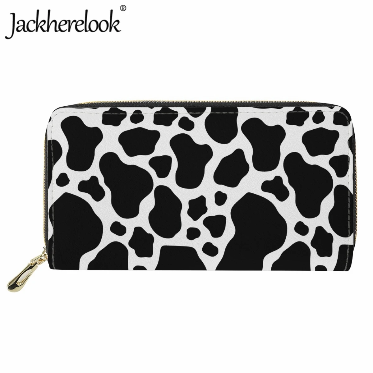 

Jackherelook Schoolgirl Wallets Cute Cow Texture Design Purse Exquisite Fashion Coin Pocket for Women's Wallet Card Holder