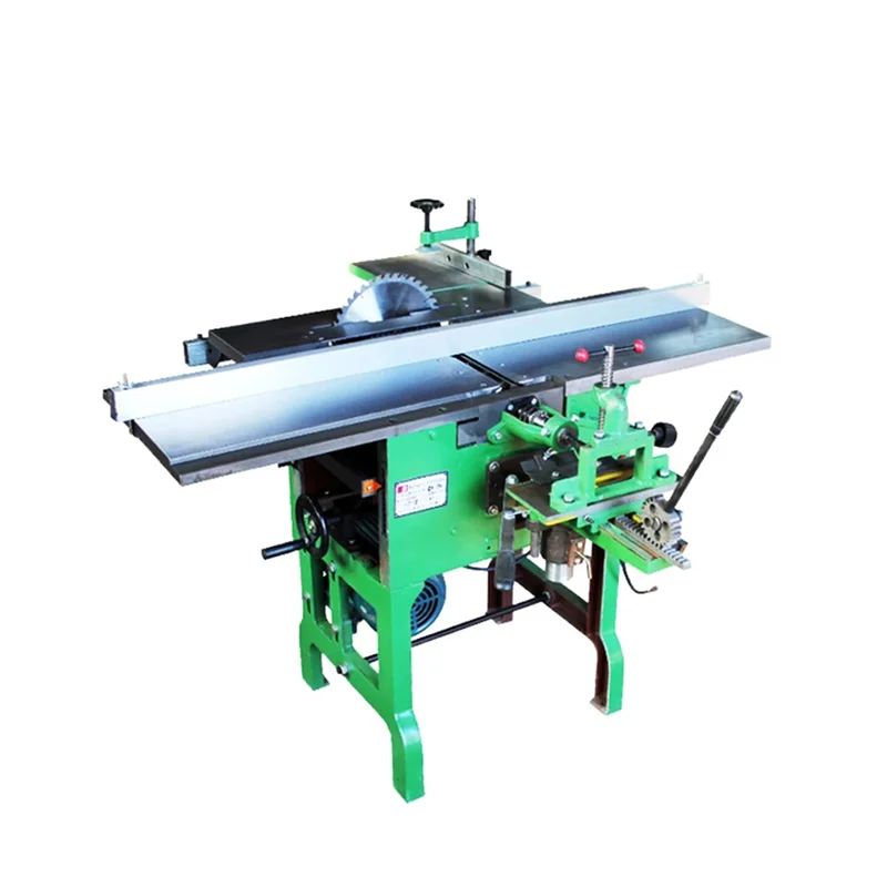 

Push table multi-function woodworking multi-purpose machine tool electric planer square hole drilling table planer table saw