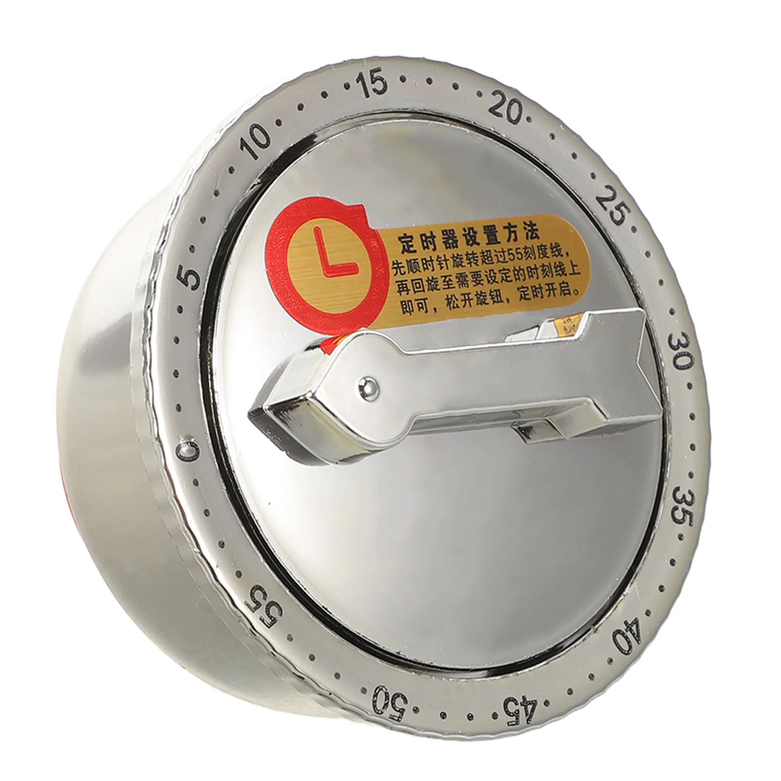 

Kitchen Pot Lid Timer 2.8x2.2 Inches Mechanical 60 Minute Cooking Timer Manual Countdown Reminder Fast Install
