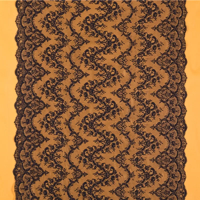 Tissu africain en dentelle pour robe de mariée et tissu de vêtement, couleur blanche et noire, mode, 3 m par pièce