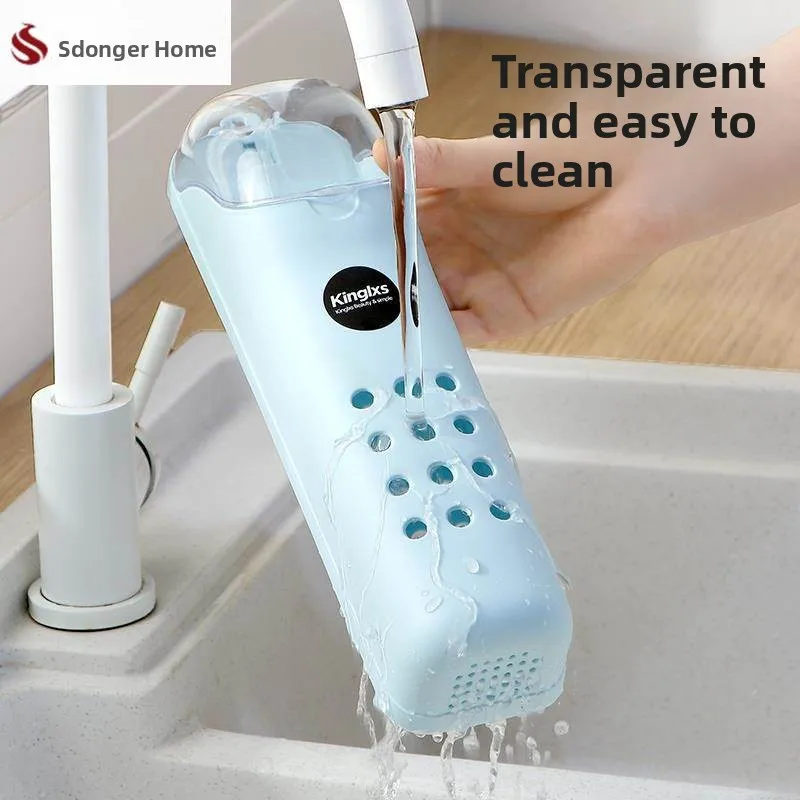 High-End Home Use Chopsticks Storage Box Drainable Chopsticks Holder Dining Utensils Organizer Plastic Cartoon Shape Single L...