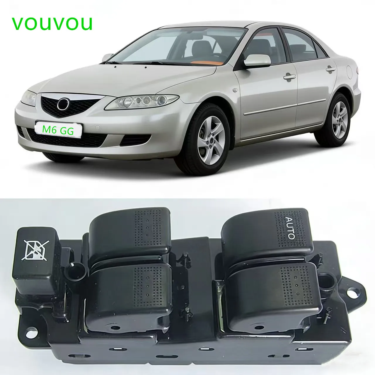 

Car accessories GJ6A-66-350 power window switch for Mazda 6 2002-2005 GG