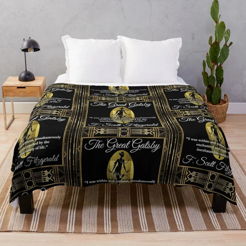 The Great Gatsby Throw Blanket Luxury Brand blankets ands Plush Blankets