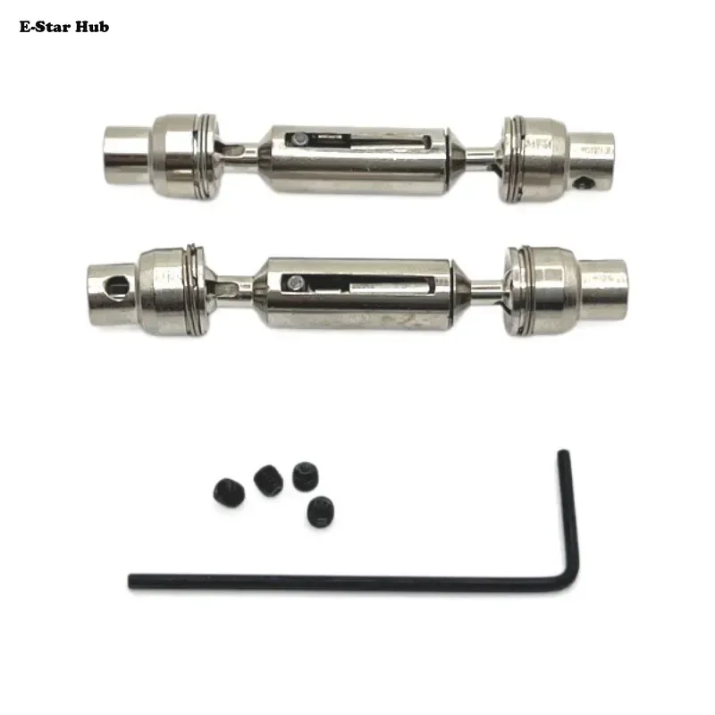 E-Star Hub Front and Rear Drive Shafts for WPL 1/16 C64 C74-1 JA11 RC Car Metal Upgrade OP Accessories Parts Kit