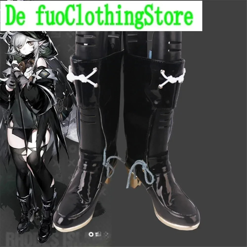 Arknights Tomimi Scarpe Cosplay Stivali Gioco Anime Halloween DefuoClothing Negozio di scarpe
