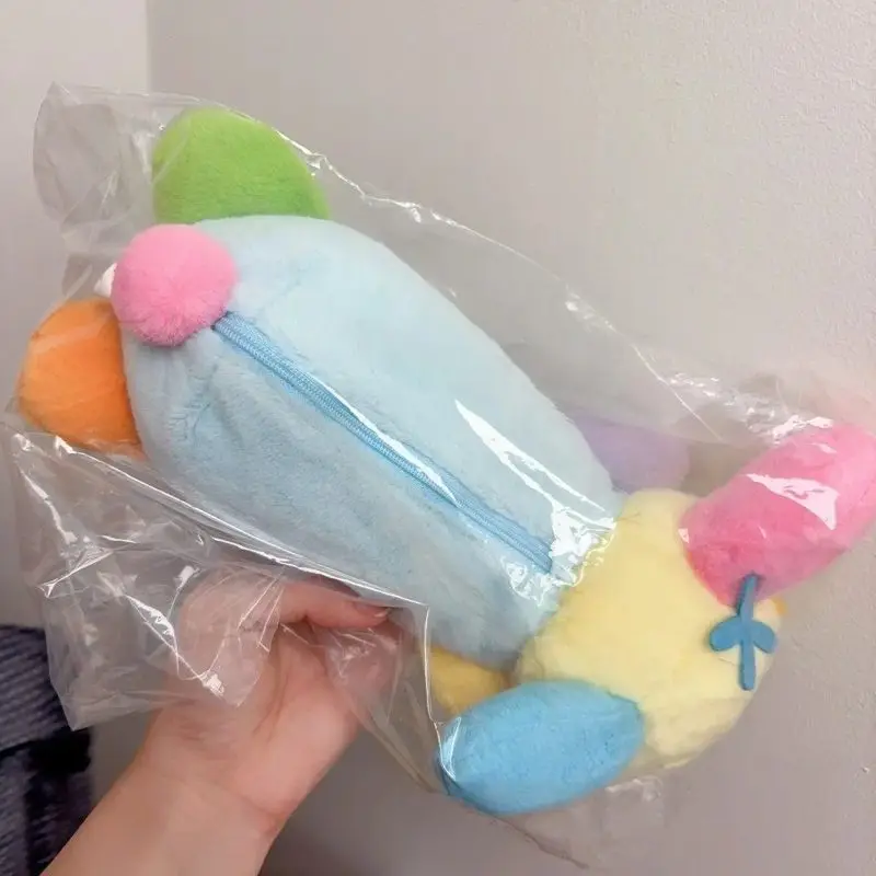 Kawaii Rabbit Cartoon Plush Pencil Case Japanese Anime Cute Transformable School Supplies Organizer For Girls Students