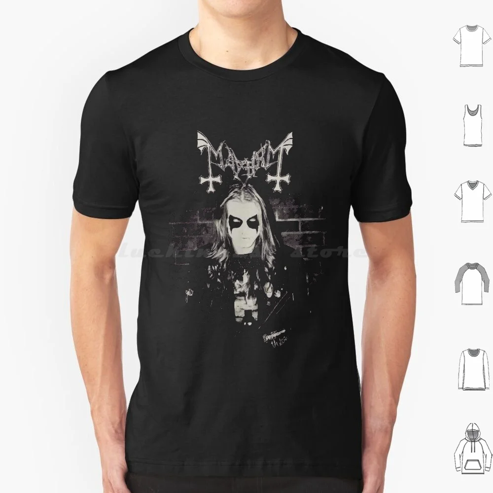 Mayhem banda t camisa das mulheres dos homens crianças 6xl mayhem banda mayhem banda preto metal manheim necrobuther veneno mayhem com por Yngve