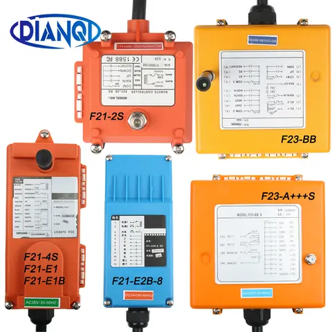 only 1pcs receiver: F21-2S/4S/E1/E1B/E2B-8 F23-A++S F23-BB electric hoist Wireless switches industrial Radio remote controller