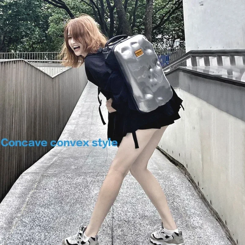 Men Women Hard Shell Water Repellent Backpack Ideal Cycling Daily Leisure Commuting Fitness Bag Laptop Compartment Backpack
