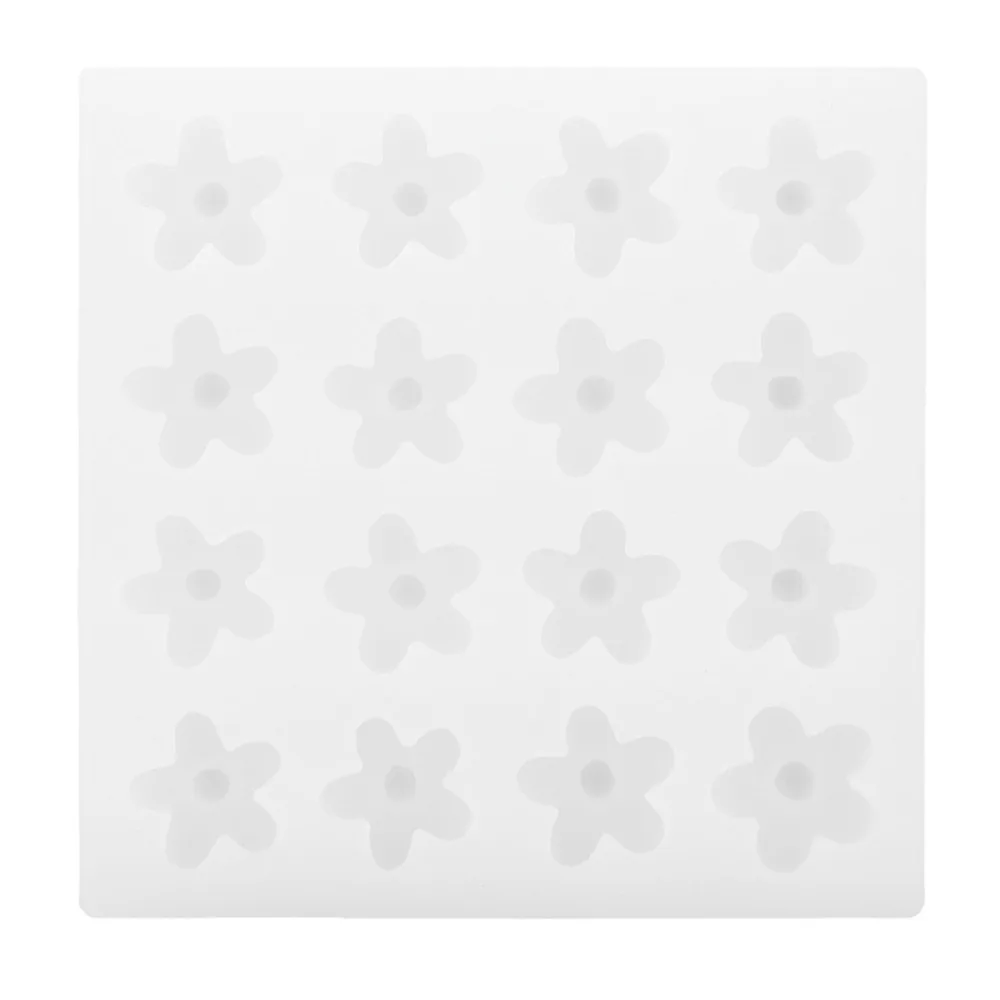 Food Grade Five Petal Flower Mold Silicone 16 Cavity Fondant Mold Easy Release Small Flower Shape Chocolate Mold Cake Decoration