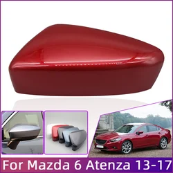 Car Parts Rearview Mirror Cover For Mazda 6 Atenza 2013 2014 2015 2016 2017 OutSide Door Mirror Shell Housing Cap Lid With Color