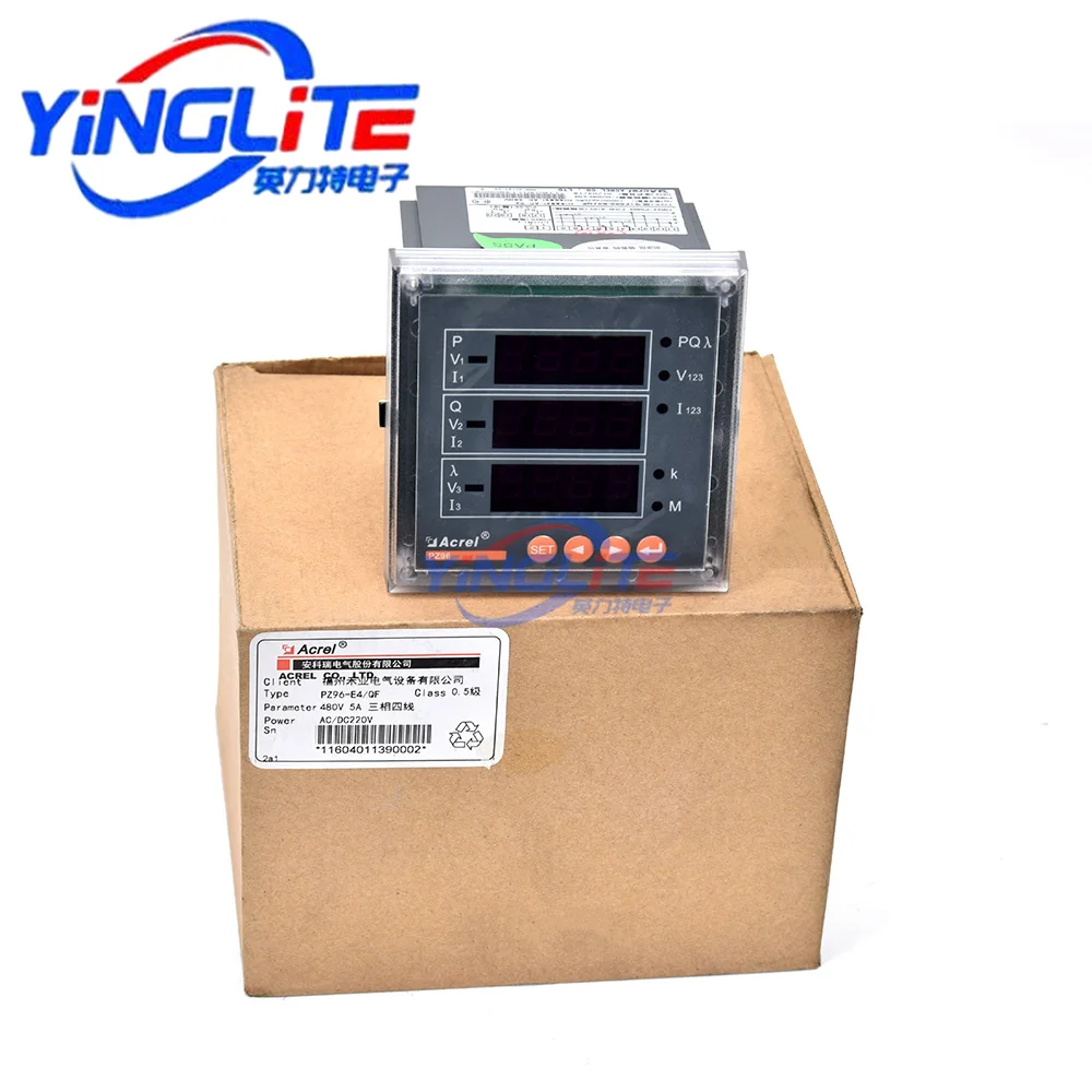 Ankorui PZ96L-E4 three-phase four-wire intelligent power meter programmable meter three-phase AC detector four-quadrant power LC