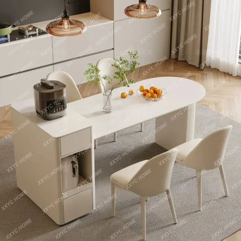 XXHomestay Wabi Sabi Style Dining Tables Villa Advanced Living Room Modern Dining Tables Hotel Home Furniture