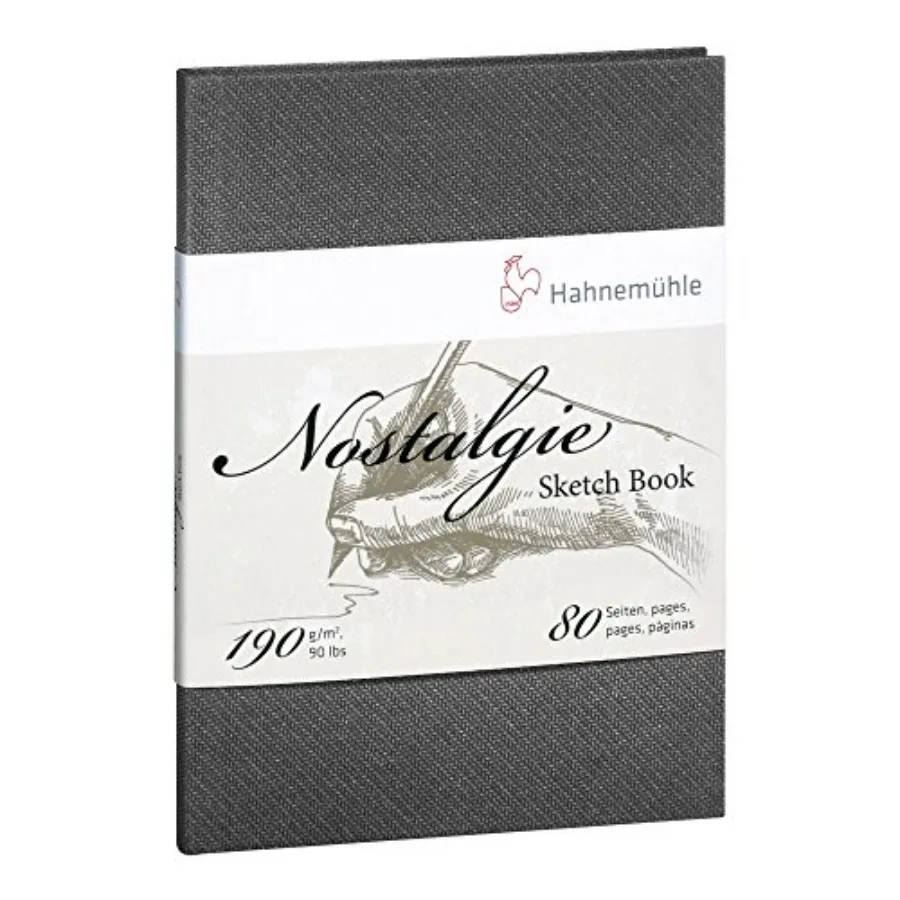 

Блокнот для рисования Nostalgie Sketch Book, 190 г/м², формат А4, портретный, 40 листов