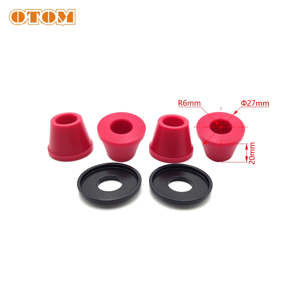 OTOM Motorcycle Steering Stem Cushion Rubber Damper For HONDA YAMAHA KAWASAKI SUZUKI Dirt Pit Bike Steering Stem Rubber Bushing