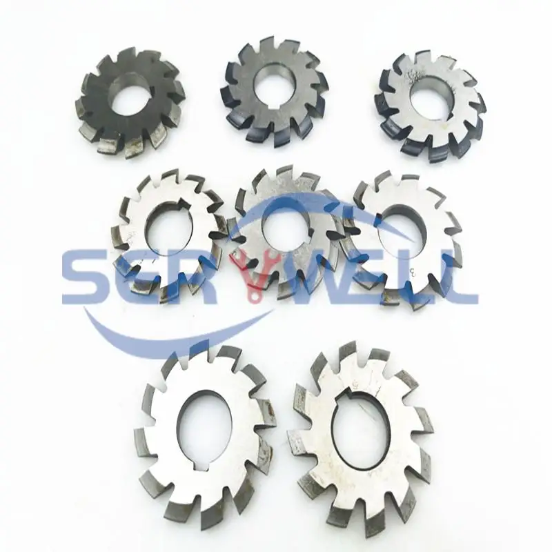 

Set 8Pcs Module 5 PA20 Bore32 1#2#3#4#5#6#7#8# Involute Gear Cutters M5