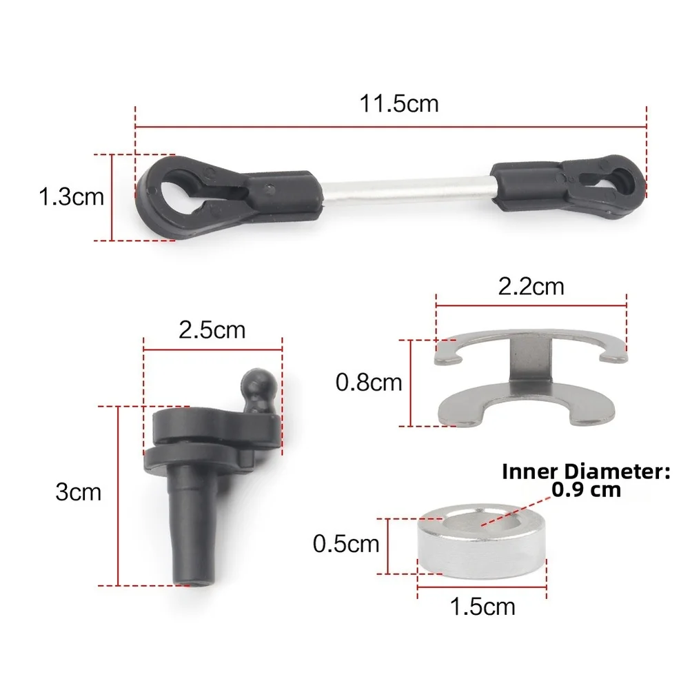Intake Manifold Swirl Flap Linkage Rod Pin Lever Retaining Clip Gasket Spacer Kit 059129711 for 2.7L 3.0L Diesel