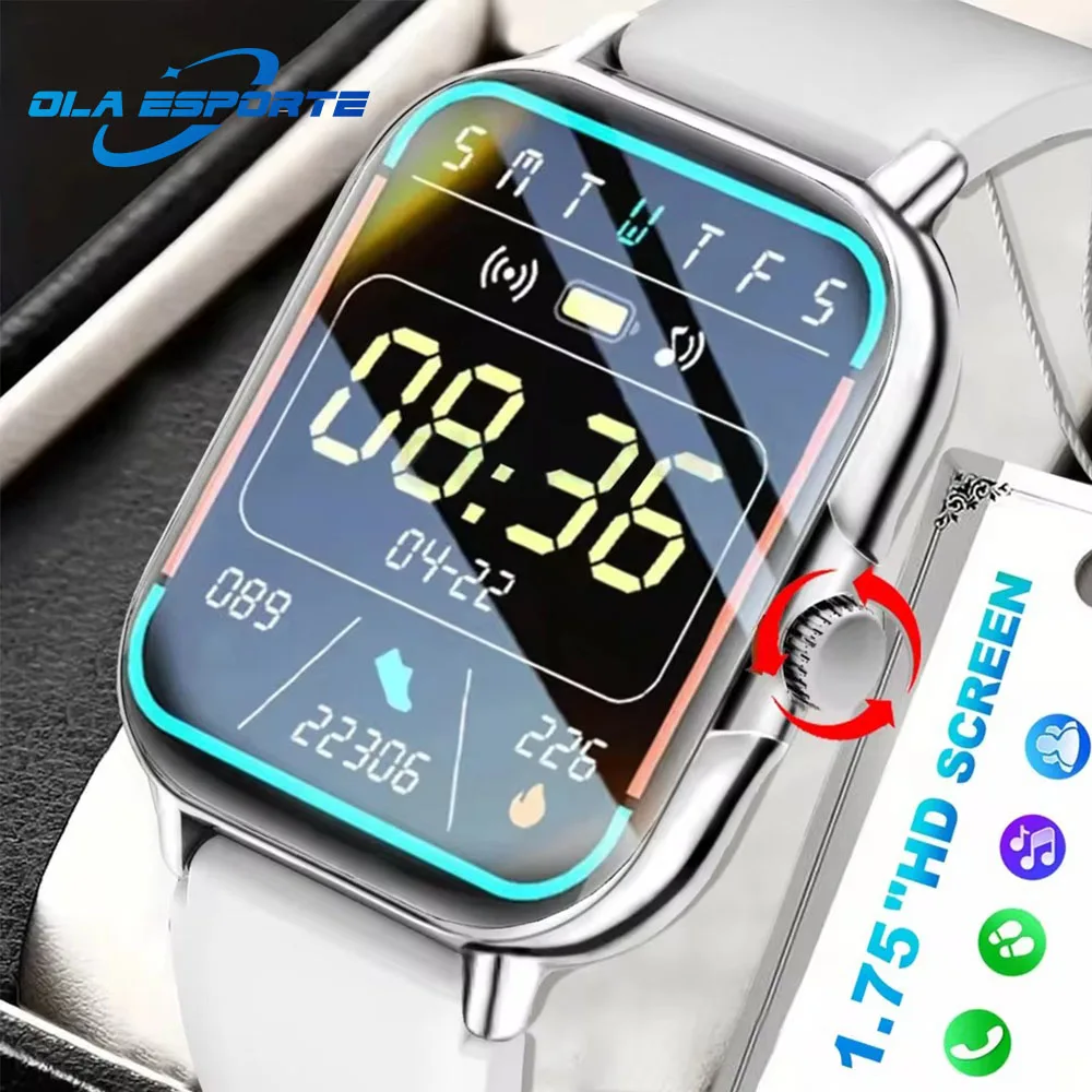 

Новые умные часы для Android и IOS, 2,01-дюймовый цветной экран, Bluetooth, ответ на звонки, фитнес-трекер, смарт-часы для женщин и мужчин MA27