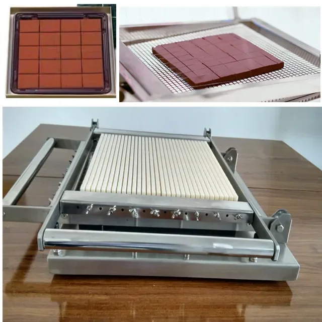 Double Single Arm Jelly Chocolate Wire Cutting Equipment Marshmallow Cube