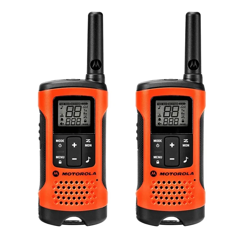 Motorola T265 a pair Waterproof Rechargeable Portable handheld Two-Way Radio walkie talkie charger With headphones