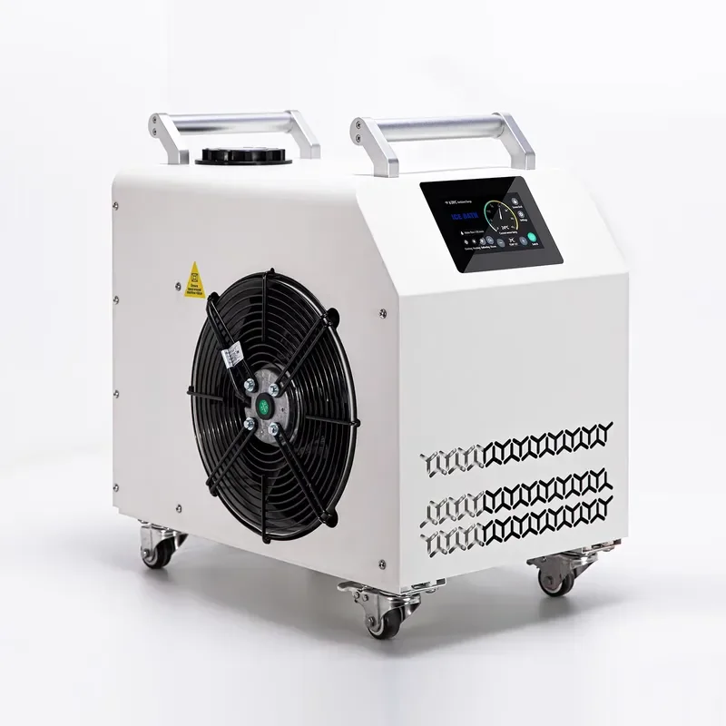 Recovery Ice Bath Chiller with Compressor R410A Automatic Pump & Filter 1HP Heating Optional Remote Control for Outdoor Use