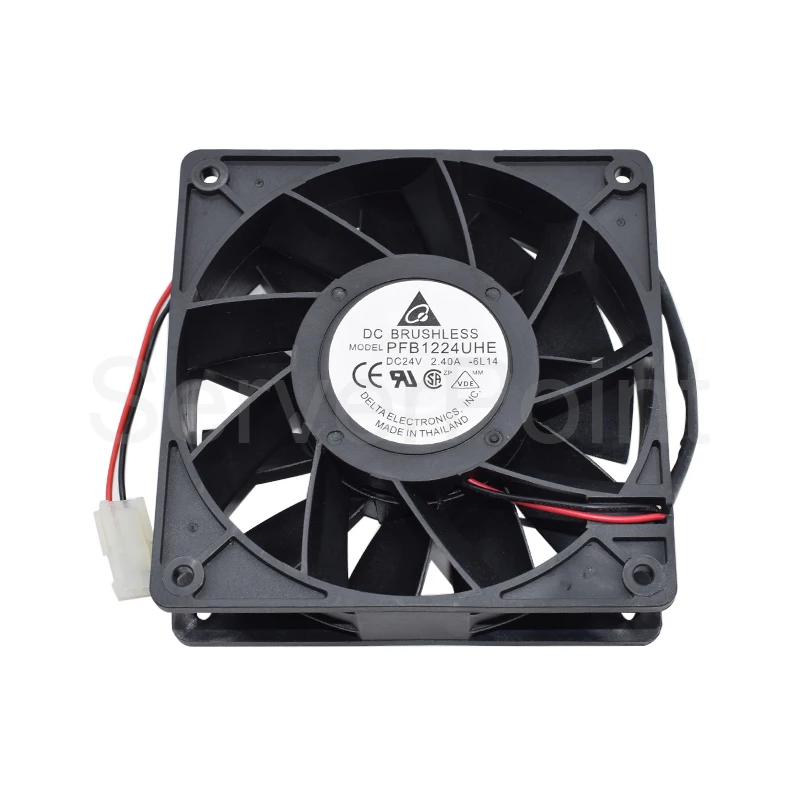 

Well Tested PFB1224UHE -6L14 12CM 12038 120x120x38MM Fan 2-Pin DC 24V 2.40A Wind Volume Inverter Cooling For Delta