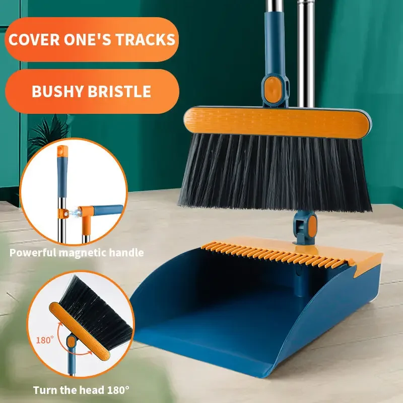 Broom and Dustpan Set with 38\