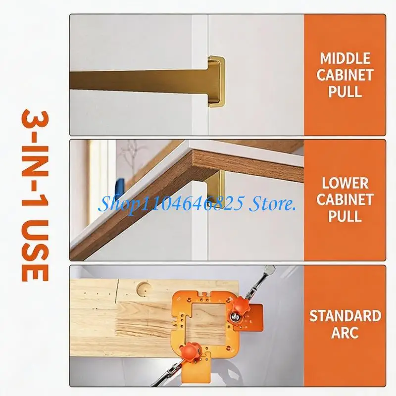 Aluminum Round Corner Template Set Router Table Jig for Woodworking