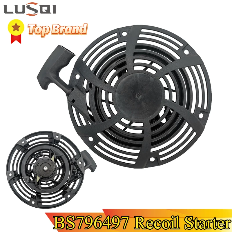 

LUSQI Lawn Mower Recoil Starter Pull Engine Starter Fit Briggs & Stratton 112000, 111000, 114000 Engine