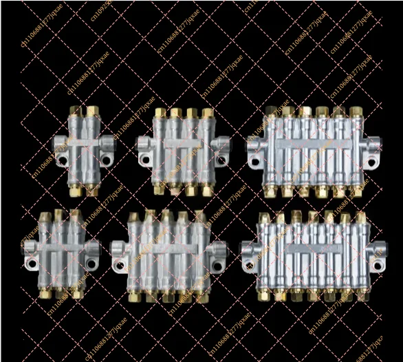 Pressurized Central Lubrication System with Quantitative Volumetric Grease Distributor