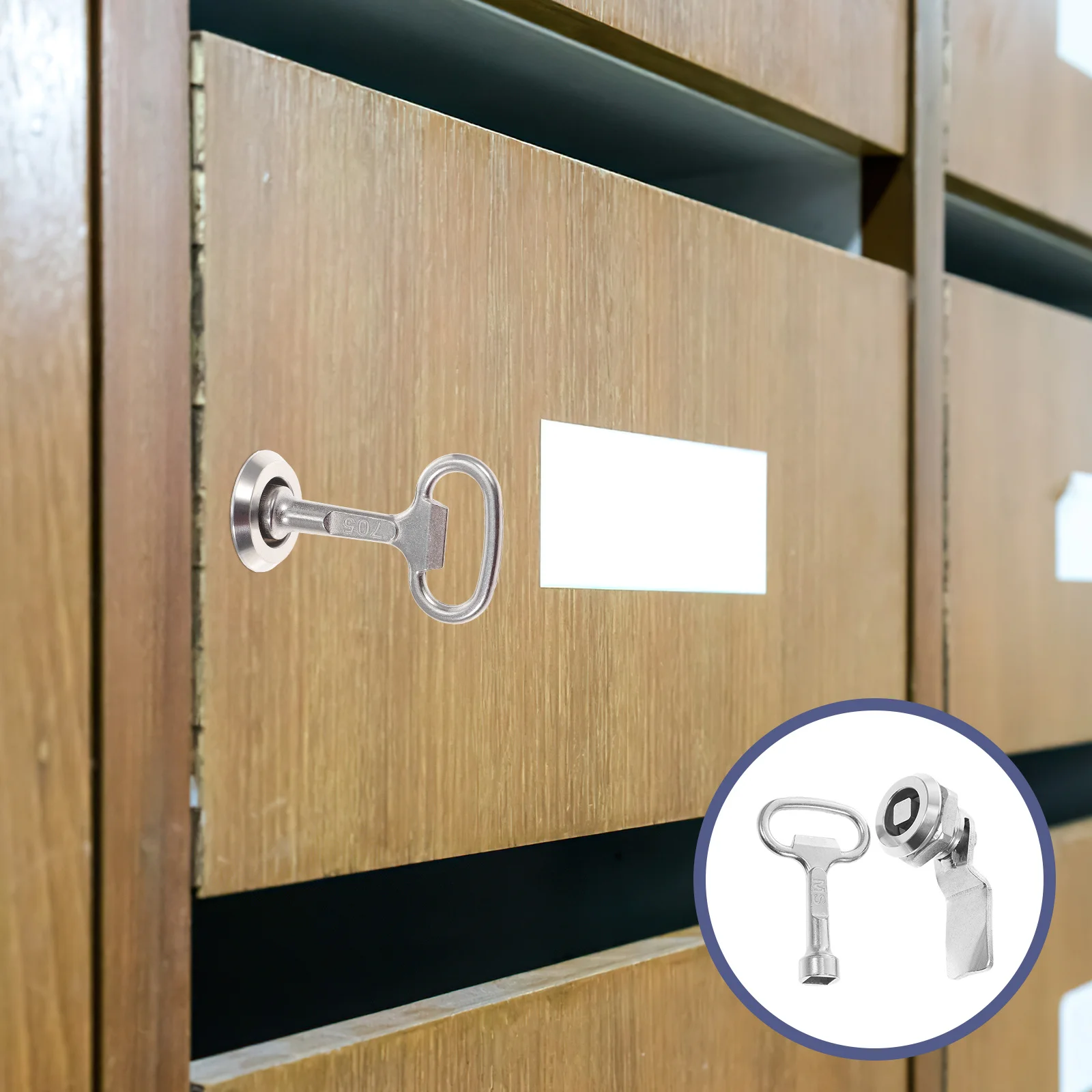 Kunci Kabinet Baja Anti Karat Paduan Seng Kunci Kotak Surat Kunci Silinder Penyimpanan RV Kunci Silinder File Untuk Unit Penyimpanan Kotak Peralatan