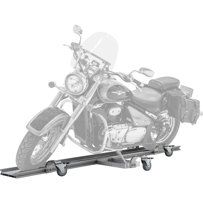 

Black Widow Pro Motorcycle Dolly Strong Lightweight Aluminum 1,500 lb. Weight Capacity Fully Adjustable Kickstand Plate Casters
